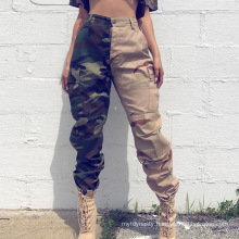 High quality Street Wear Camouflage Cargo Pants Women